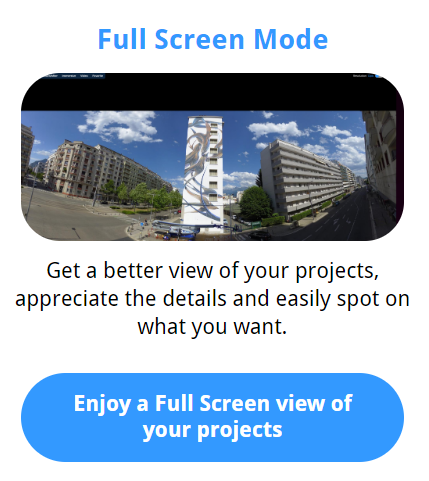 project full screen mode presentation